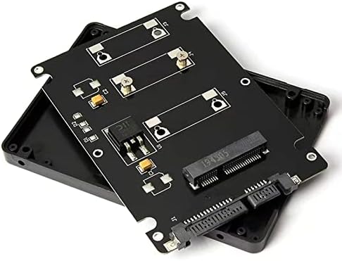 1 * Конвертор со завртки за монтирање, PCI-E MSATA SSD до 2,5 Adapter Case Converter Counters Converter SATA Hard Disk