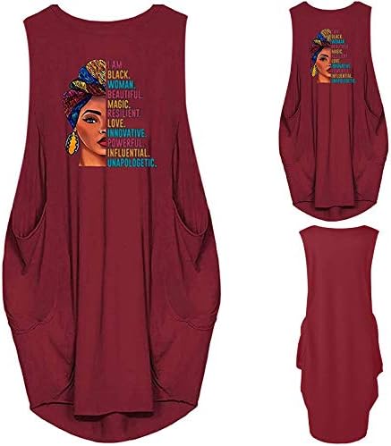 Narhbrg црна жена убава магична фустан за женски преголем буги маица фустан каузален фустан без ракави со џебови со џебови