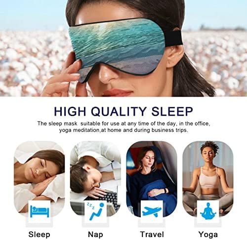 Unisex Sleep Eye Eye Mask Виножито-Сонцена-Loveубов-Плешка ноќ за спиење Маска за спиење удобно покритие за сенка за спиење на очите