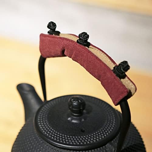 Upkoch Јапонски домашни гаџети чај котел рачка капаче завиткана топлина отпорна на чајник рачка за капакот на тенџере ракав ракав