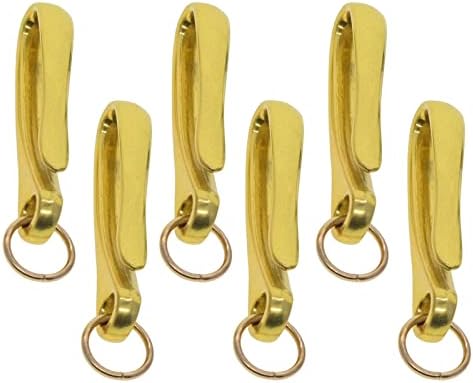 6PCS Ретро стил Риболов Копче за клучеви за занаетчиство на паричникот за занаетчиство на паричникот на чантата за клучеви за домашен