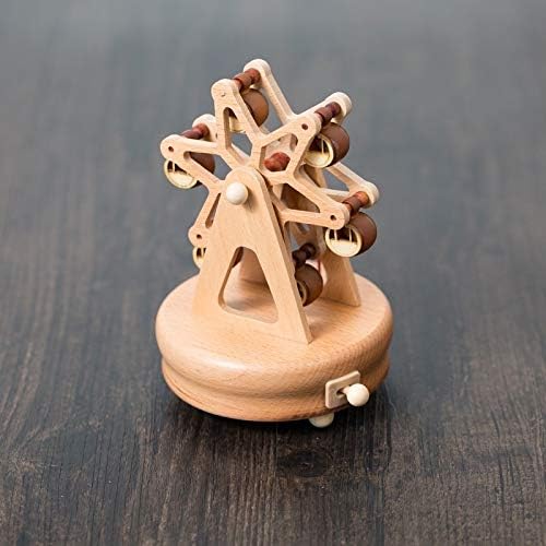 Lkyboa креативна музика кутија starвезда Ферис тркало дрвена часовничка музичка кутија роденденски бутик модел на подароци украси