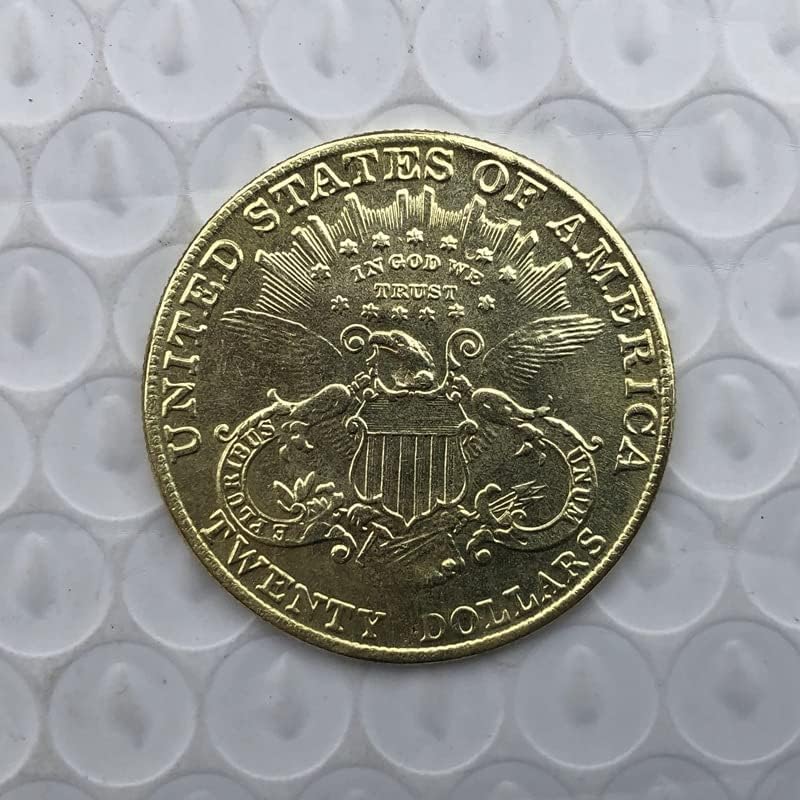 1906P верзија Американска 20 златна монета месинг антички ракотворби со странски комеморативни монети 34мм