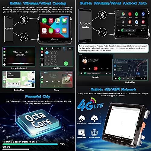 [2023 Верзија] Андроид 12 Автомобил Радио Стерео ГПС Навигација За Порше Кајен 2011-2015 Автомобил Мултимедијален Плеер 8.4