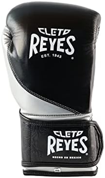 Клито Рејес со голема прецизност на куки и јамка на ракавици - црн/сребрен куршум