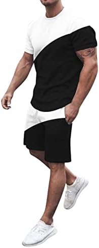 Менс пролетно летно слободно време спортско дишење апсорбирање на зашивање печатено кратко кафеаво костуми јакна и панталони