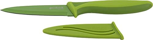 Добри кујнски нож од 4-инчен нон-сток, зелена, зелена