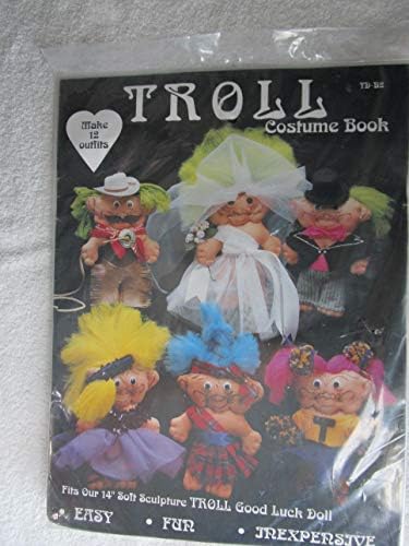 Нов комплет за костуми за кукли со трол од 1992 година, 12 облеки