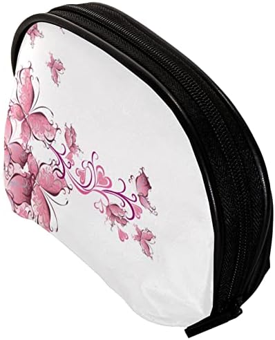 Тоалетна Торба, Козметичка Торба За Шминка За Патувања За Жени Мажи, Пурпурна Цветна Пеперутка Со Високи Потпетици