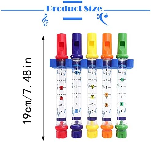 Нпкгвиа Вода Играчки Бања Вода За Бебиња Бања Деца Туш Флејти Забава Играчка Звук Играчка Бања од 5 Листови Музички Сет Играчки