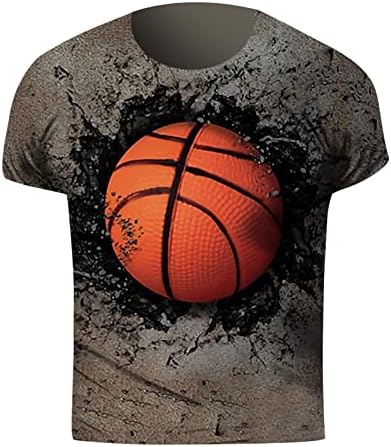 БМИСЕГМ летни маици за машки спортски кошула Брза сув кошарка со краток ракав спорт погоден за трчање корсет