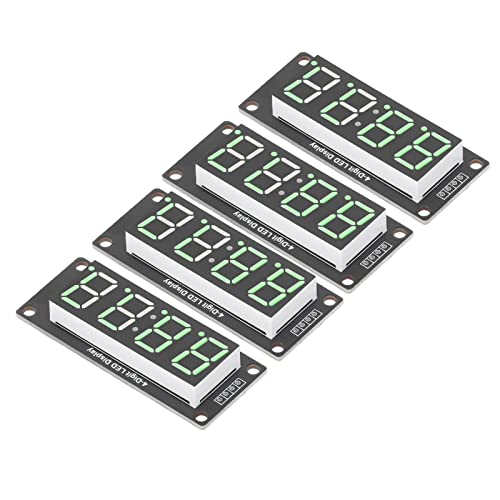 4PCS 4 Дигитална цевка LED дисплеј табла 7 сегменти Часовник модул PCB табла 5V за LED дигитален дисплеј