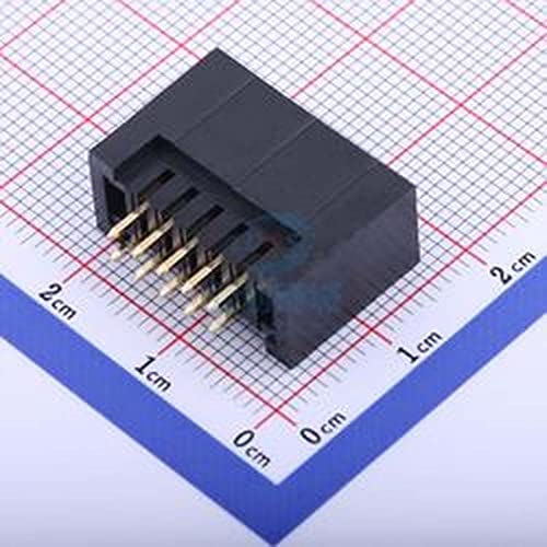 2 PCS 2x5p 2.54mm IDC Connector Plug-In, P = 2.54mm 2,54mm месинг 3112-10SG0BK00A1