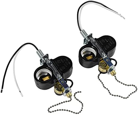 HQRP 2-Пакет Тавански Вентилатор 2-Прекинувач За Приклучок За Светло Компатибилен Со Zing Ear ZE-310D ZE-109M Прекинувач За Влечење