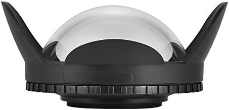 Tickas Подводната камера 200мм фигура со широк агол на леќи куполи порта за куполи на куполи на куполи на куполи со сенка од