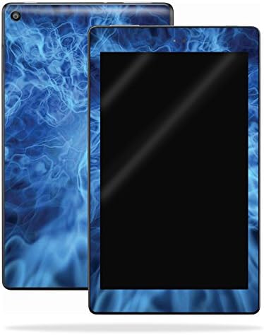 MOINYSKINS SKING CONDITIGLE со Kindle Fire HD 8 - Blue Mystic Flames | Заштитна, издржлива и уникатна обвивка за винил декларална обвивка |
