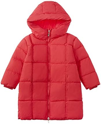 Детско дете бебе девојчиња момчиња зимско топло густо цврсто памук со долги ракави, облечена јакна од палто за облека 4Т деца руно