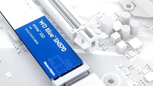 Western Digital 250 GB WD Blue SN570 NVME Внатрешен погон на цврста состојба SSD - Gen3 X4 PCIE 8GB/S, M.2 2280, до 3.300 MB/S - WDS250G3B0C