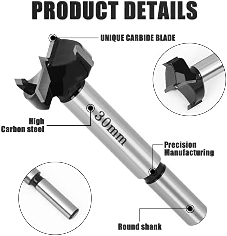 MMOOCO END MILLS, HINGE DORING DRIPT BIT Поставете за столбна прозорец дупка за дупчење Аугер Дупче Диа 15 20 25 30 30 35мм вежба