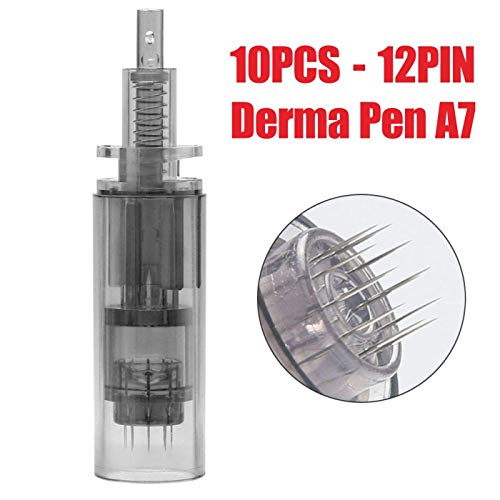 10 парчиња Derma Auto Pen Ultima A7 Касети - Додатоци за замена за еднократна употреба 0.25мм