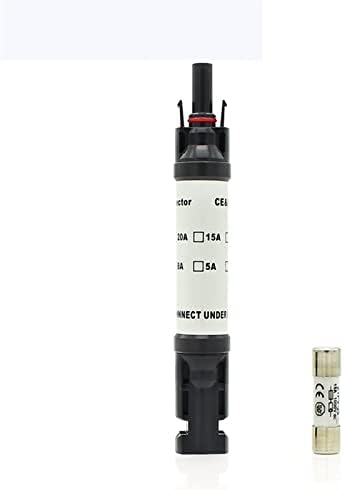Ганде 5 ПАРЧИЊА Соларен Приклучок За Осигурувачи 20А пратеник 1000 V DC Машки До Женски Држач ЗА СОЛАРНИ Осигурувачи PV LJ0138