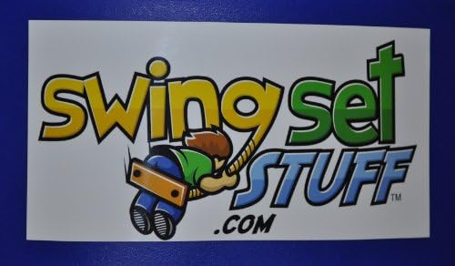 Swing Set Stuff Inc. Комерцијален полимер ремен седиште со додаток за игралиште за лого SSS, жолта
