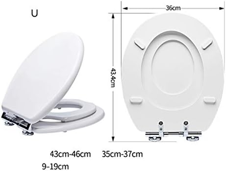Liruxun Potty издолжено тоалетно седиште, возрасно/дете, w/хромирани метални шарки