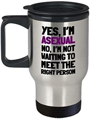 Асексуална Кригла За Патување - Асексуален Подарок За Гордост - Смешен Подарок За Асексуалност-Да Јас Сум Асексуалец