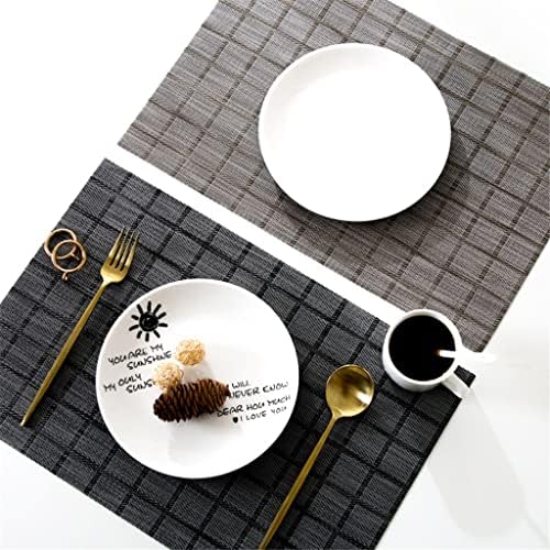 UJHESW 4PCS/ЛОТ 45X30CM Јапонски стил Платимат решетка за оброк чинија за чинија подлога за трпезарии за трпезариска маса за трпезариска