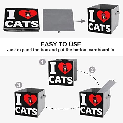 Сакам Мачки И Кафе Склопувачки Корпи За Складирање Ткаенини Организатор Кутија За Преклопување Со Рачки
