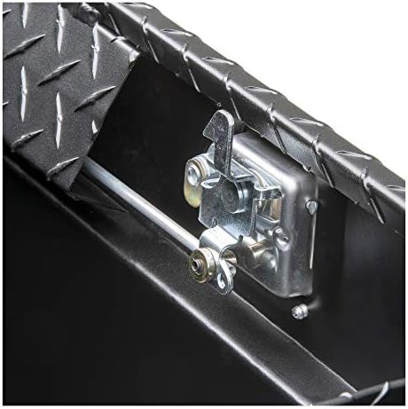 UWS EC10473 69-Инчен Мат Црна Алуминиумска Кутија За Камиони Со Тежок Ѕид Со Низок Профил, Ригиден Капак