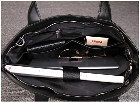 Машка кожна актовка торба за гласници кожна компјутерска торба торба за гласници погодна за 15 инчен лаптоп
