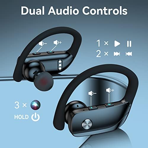 FK Тргување Безжични Слушалки За Asus ROG Телефон 3 Bluetooth Слушалки 48 часа Репродуцирајте Спортски Слушалки Со LED Дисплеј