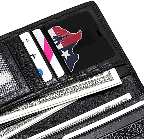 Тексас Државниот Преглед Со Знаме Линичар USB Флеш Диск Персоналните Кредитна Картичка Диск Меморија Стап USB Клучни Подароци