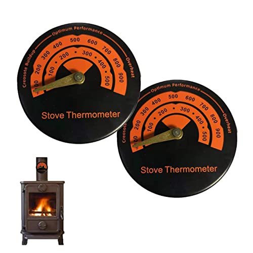 Термометар на шпорет на магнетно дрво, тестер за магнетски термометар за шпорет на дрвен гас, шпорет, шпорет, пелети согорување на огнот