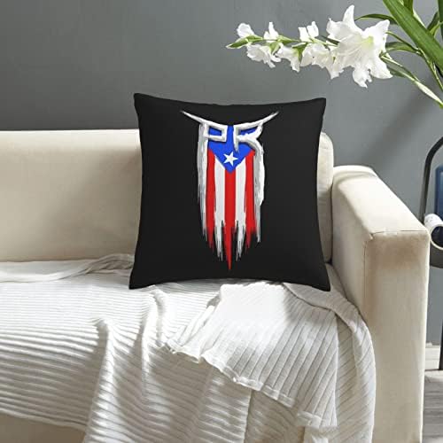 Перница на знамето на Кадекс Порто Рико вметнува 18x18 инчи фрлање перници вметнете квадратни капаци на перница за фрлање перница