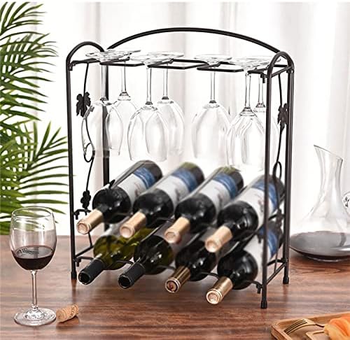 Fuuie Wine Rack стаклени чаши за приказ на полицата за пиење чаши што висат складирање мулти-функција