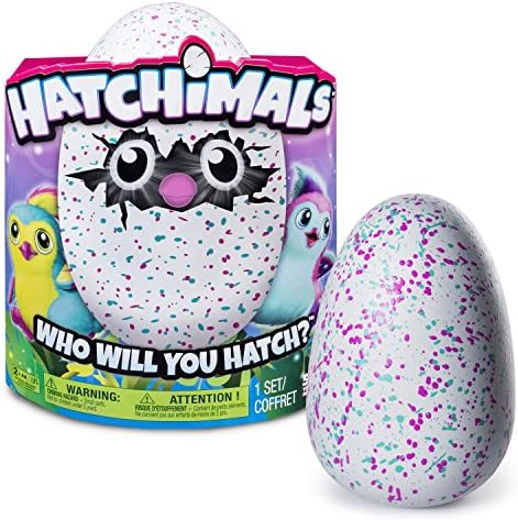 Hatchimals Chaching Egg Plush Interactive Creature, Penguala, Pink или Teal Mystery Egg