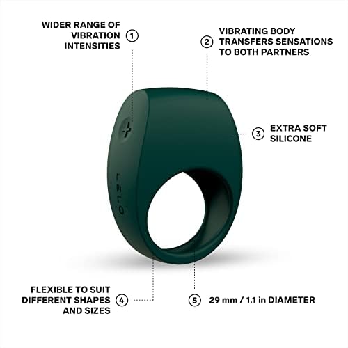 Вибрирачки прстен на парови на Лело Тор 2, темно зелена боја