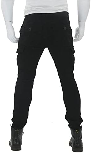 Работни панталони YmoSRH за мажи кои носат со 2 пара заштитници на колкот и коленото отстранливи влошки