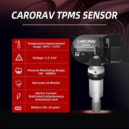 Замена на системот за мониторинг на притисок на гумата Carorav TPMS 315MHz Замена на Ford F150.F250.F350.Explorer.Focus.Fusion
