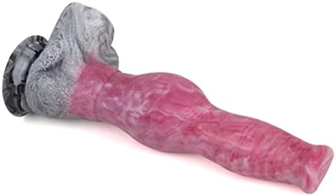 Реални кучиња дилдо меки силиконски дилдоси, 10,83 инчи животни флексибилни сексуални играчки за жени