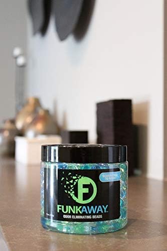 Funkaway мирис елиминирајќи мониста, 12 мл, 6 пакувања, супер наполнет мирис што апсорбира мониста за куќата, автомобилот или салата,