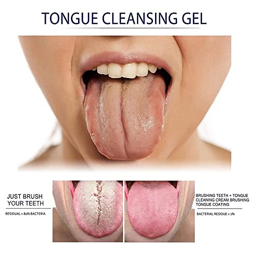 Dashenran 2023 Нова орална хигиена четка и гел за чистење на јазик, сет за чистење на пробиотик јазик, сет за чистење на пробиотик јазик