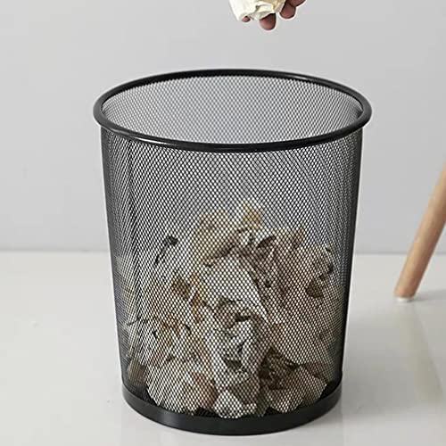 Алипис мрежа за отпадоци 2 парчиња тркалезно ѓубре за отпадоци од црна мрежа може да отвори врвни отпадоци за рециклирање на