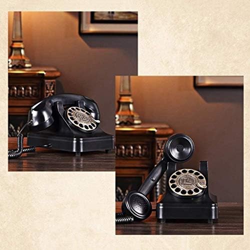 Uxzdx cujux Антички фиксен телефон со високи луксузни домови ретро жичен фиксни телефон за дома хотел