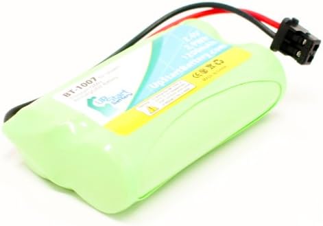 2 пакет - Замена за батеријата на Uniden EXP370CS - компатибилна со Uniden BT -1007 без безжична батерија