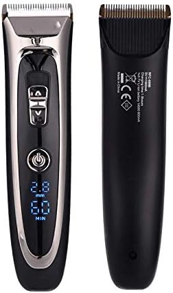 Quul Professional Digital Trimmer Recharge Electral Clipper Clipper Clipper Man's Ceramic Blade RFC-688B 49