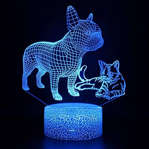 SZG The Dog Desk 1 LAMP допирање на LED ноќна светлина домашна соба Виножито коњски лампен декорација креативни табели за подароци за подарок