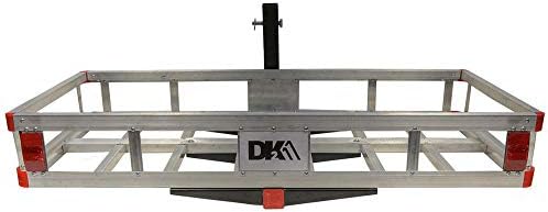 DK2 Hitch монтиран карго носач | Алуминиумска конструкција | Отпорен на корозија | Анти-волја | HCC502A | 500 lb. Капацитет